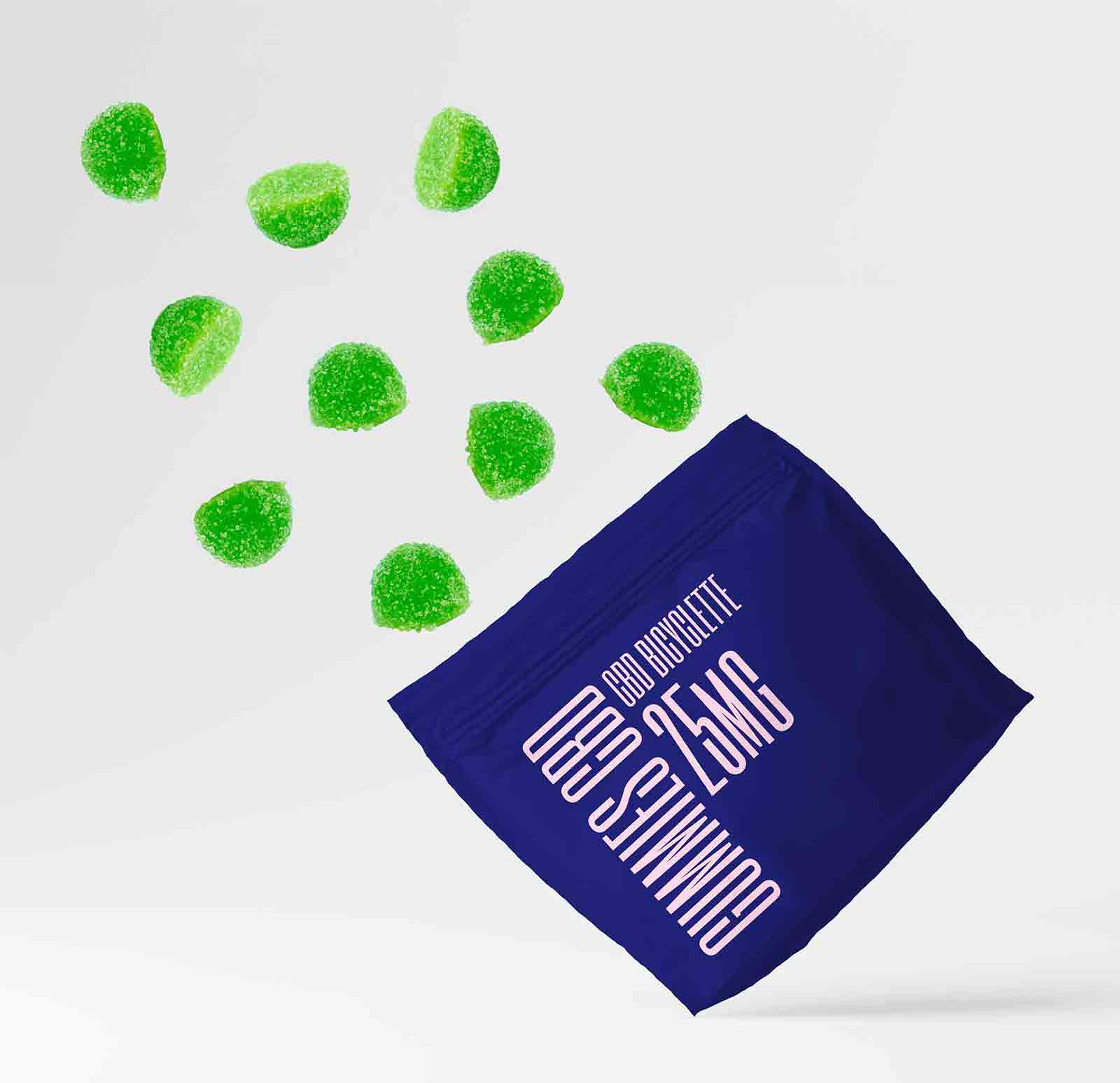 GUMMIES CBD 25MG MENTHE