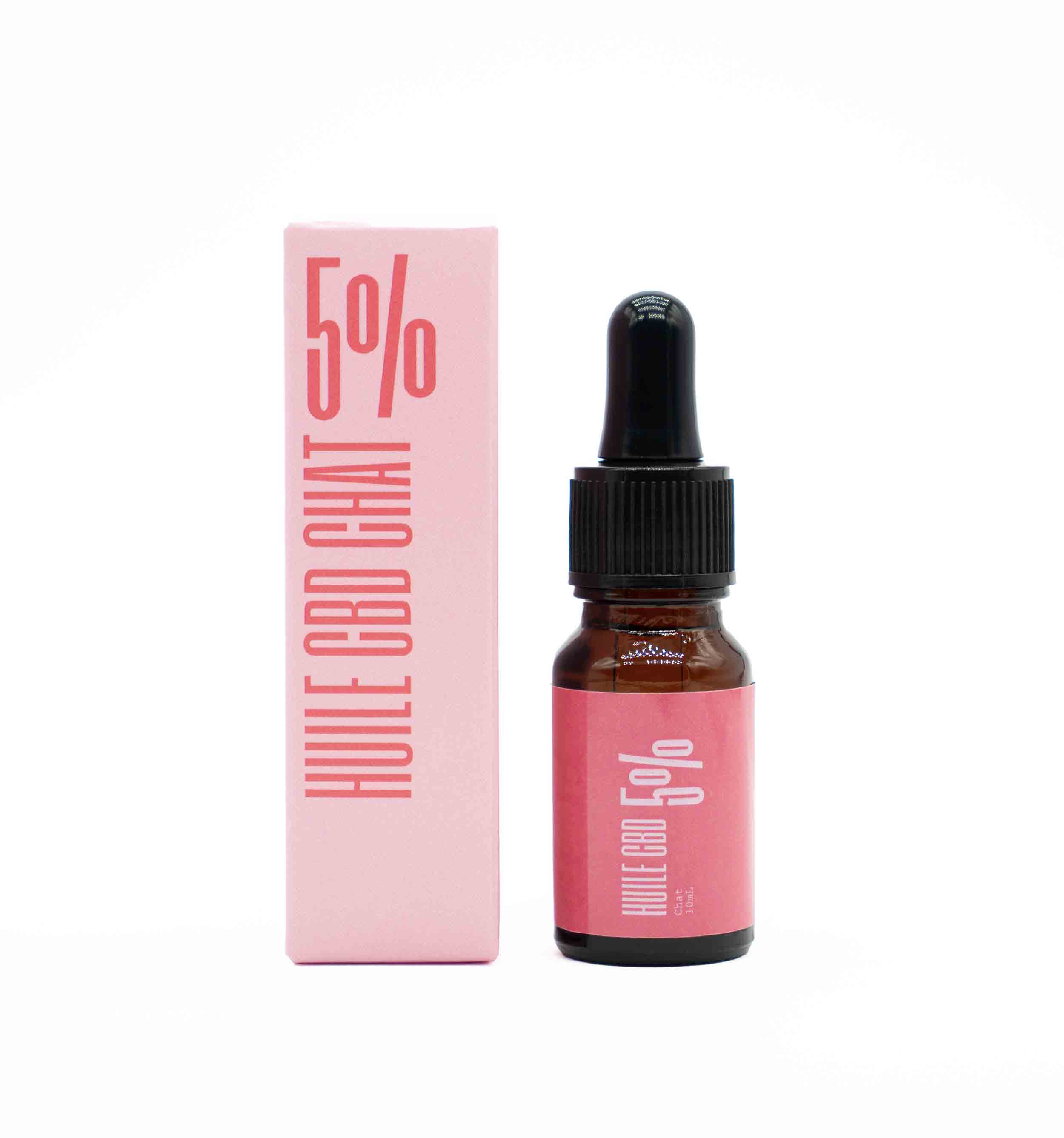 HUILE DE CBD CHAT 5%