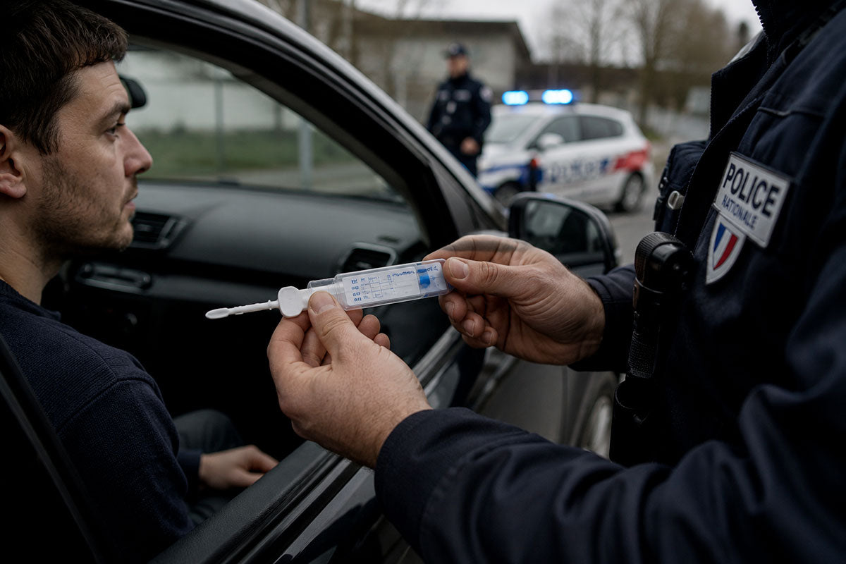 Tests salivaires au volant : les experts alertent sur les limites du dépistage du THC