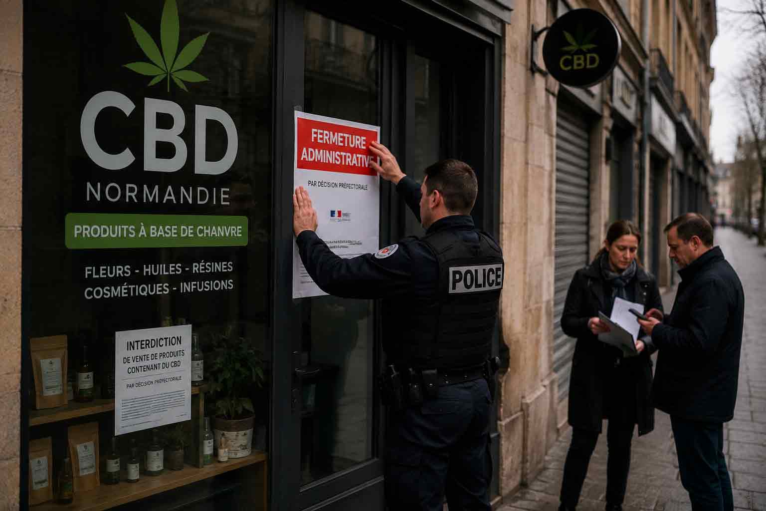 CBD : 13 boutiques fermées en Normandie