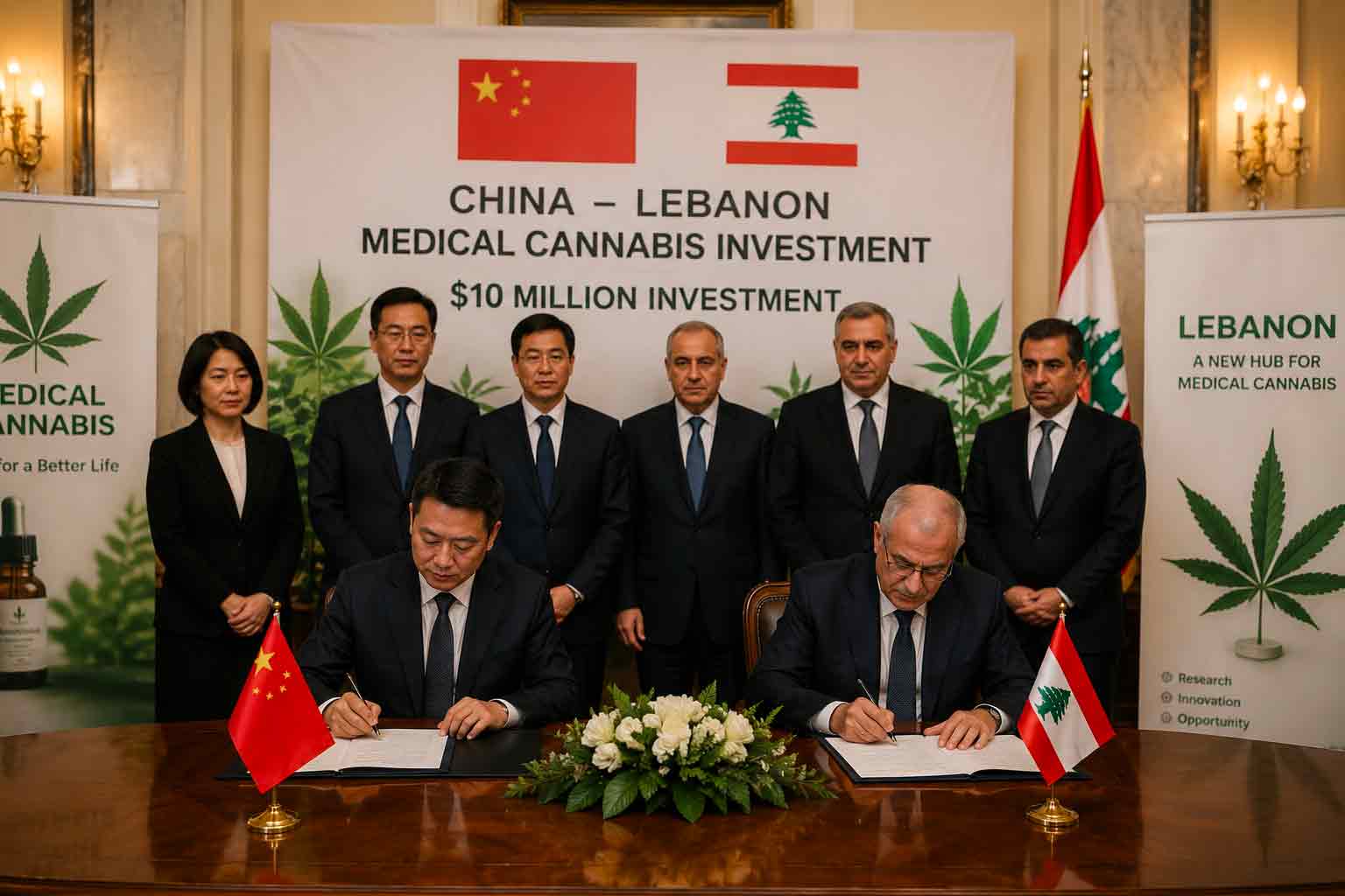 La Chine investit 10 millions de dollars dans le cannabis médical au Liban