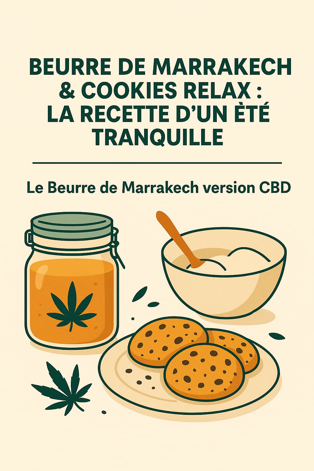 Beurre de Marrakech & cookies relax : la recette d’un été tranquille