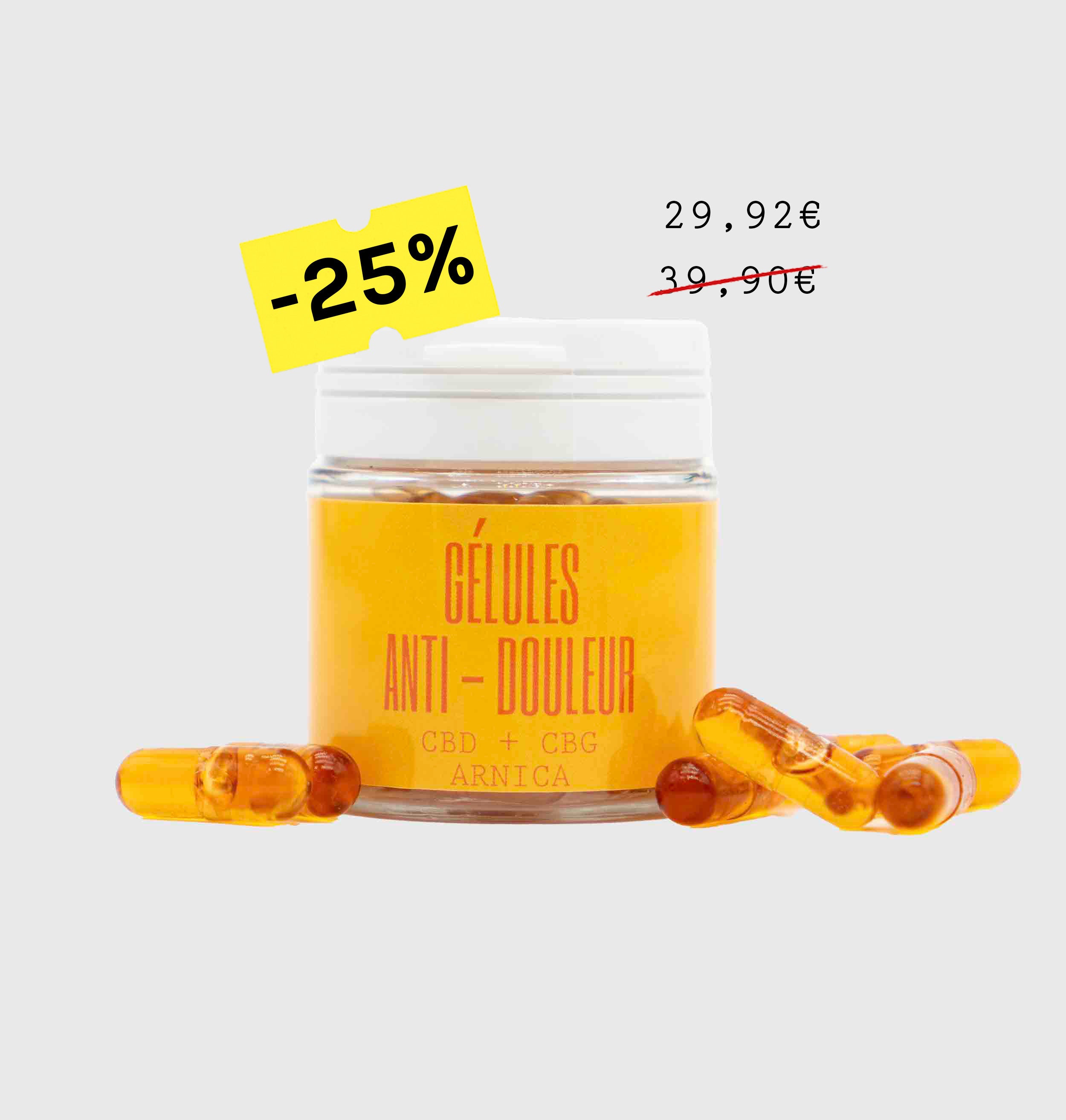 GELULES CBD ANTI-DOULEUR