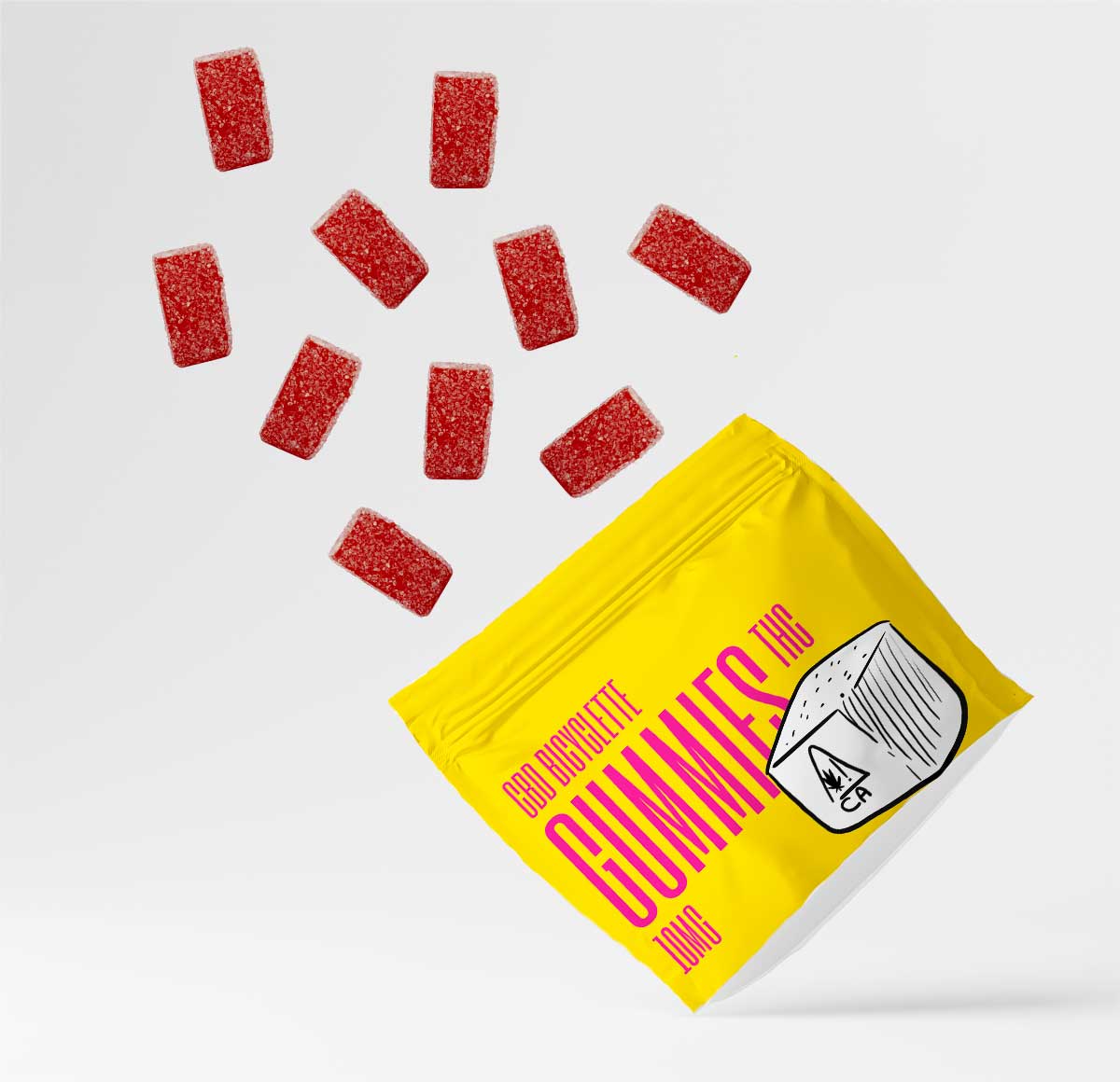 GUMMIES THC 10MG FRAISE
